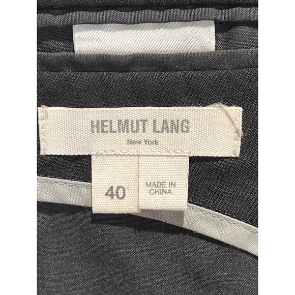 Helmet Lang 38S Mens Unstructured Black Wool Blazer Sport Coat Suit Jacket - Picture 14 of 16